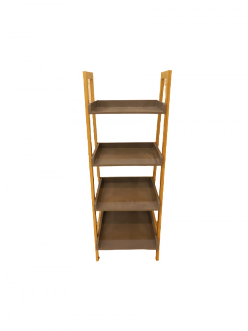 Wooden stand with 4 shelves
