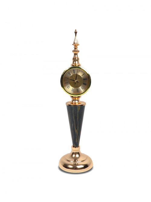 Decorative watch, a masterpiece, with a golden base