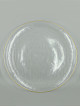 Glass dish with golden edges Size: 32 cm