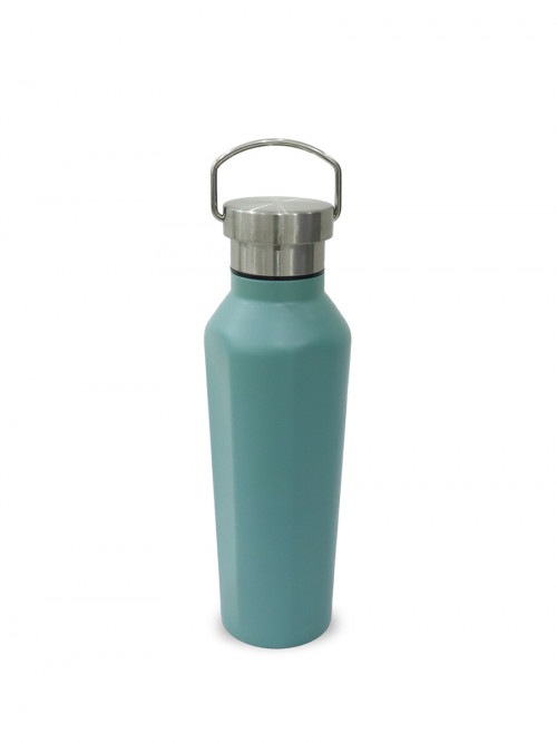 Green mineral water bottle with a capacity of: 500 ml