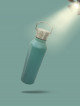 Green mineral water bottle with a capacity of: 500 ml