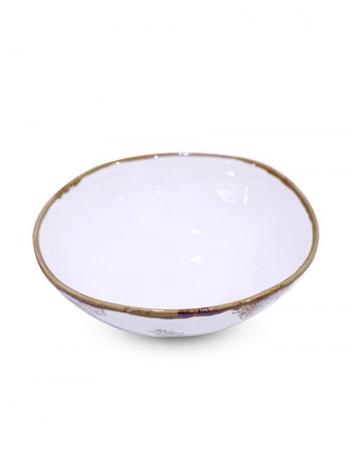 Ceramic dining bowl with a modern design