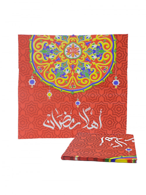 Ramadan paper napkin with the words Welcome Ramadan 12 pieces