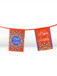 Ramadan decoration rope 10 pieces of cloth with the phrase “Hail you Ramadan” 4.5 meters