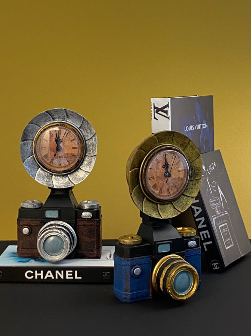 A masterpiece in the form of a camera with a special watch