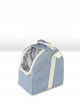 Insulated bag for meals and trips, heat and cold, blue color, size: 31 * 21 * 30 cm