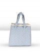 Insulated bag for meals and trips, heat and cold, blue color, size: 32 * 18 * 32 cm