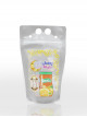 Set of sealed transparent juice bags with the phrase "Ramadan brings us together" 12 pieces 13 * 23 cm