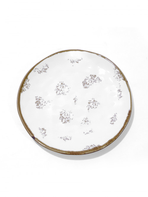 Modern ceramic dinner plate