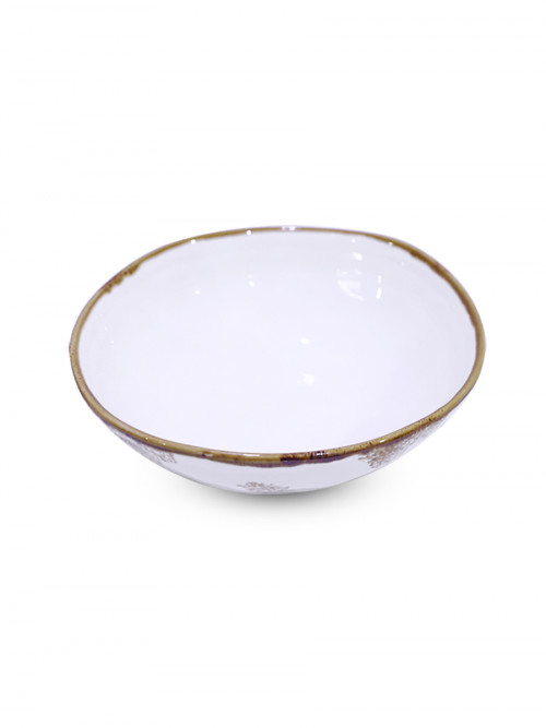 Ceramic dining bowl with a modern design