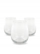 Clear glass cups number 3 pieces capacity 350 ml