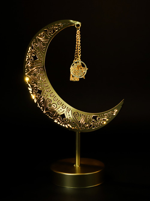 Decorative light in the form of a crescent moon 19 * 30 cm