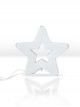 Star-shaped wall light, working with electricity, 31 * 31 cm