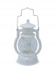Battery operated luminous lantern, white color, size: 13 * 7 cm