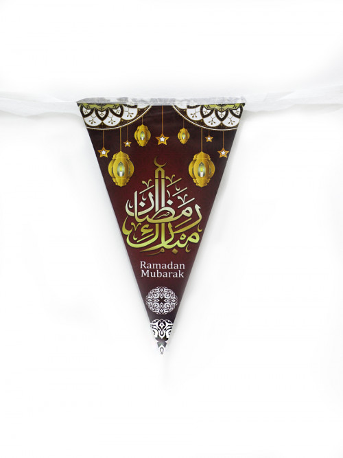 Ramadan decorations with the phrase "Ramadan Mubarak" 2.5 meters