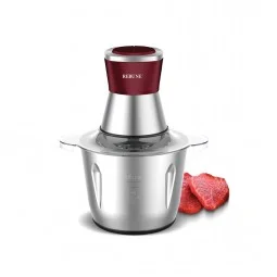 Steel electric food chopper. Rebune. 3 liter capacity.  500 watts. RE-2-100