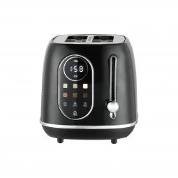 Ribbon 2-Slice Toaster 800W - LED Digital Display - Black - RE-5-087