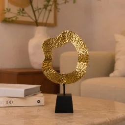 تحفة ديكور ذهبية بتصميم انيق-23.5×8.5×40سم-2M3D1900249