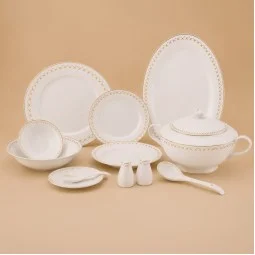 طقم عشاء فاخر  -  44 قطعة - 2S1MM100082