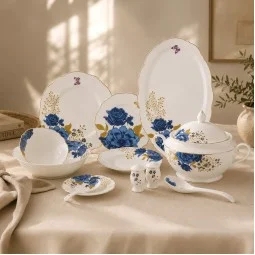 طقم عشاء فاخر  -  44 قطعة - 2S1MM100085