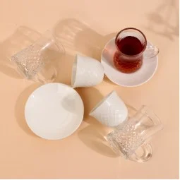 Uniquely designed coffee and tea cup set - 36 pieces - 2S1MM100453