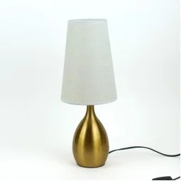 Uniquely designed matte gold table lamp - 46 x 18 x 18 cm - 2M3B200103