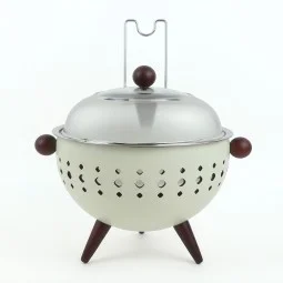 Modern design food warmer - white - 6.5 liters