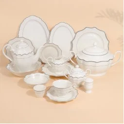 طقم سفرة الفخامة الكلاسيكية - 6 اشخاص - 63 قطعة - 2S1MM100258