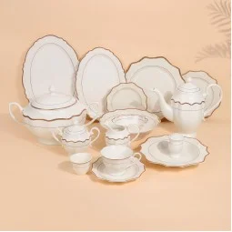 Classic Luxury Dinnerware Set - 6 Persons - 63 Pieces - 2S1MM100259