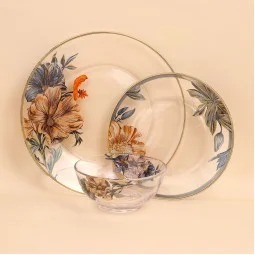 Luxury design dinnerware set - 45 pieces - 2S1MM100279