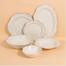Luxury dinner set with an elegant design - 26 pieces - 2S1MM100340