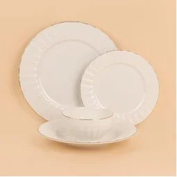 طقم مائدة فاخر 24 قطعة – تجربة ضيافة راقية - 2S1MM100548