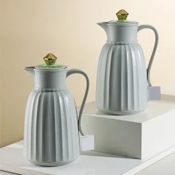 Noor Thermos Set - Light Grey - 1.0 Liter