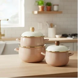 6-Piece Metal Cookware Set - 2SS1-A01-025