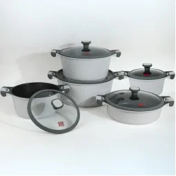 Distinctive design granite cookware set - 10 pieces Distinctive design granite cookware set - 10 pieces