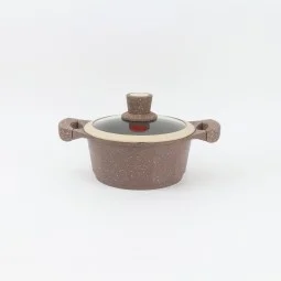 قدر جرانيت بغطاء زجاجي  20 سم - 2SS1-A11-004
