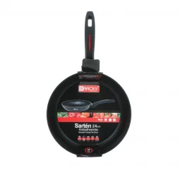 Stylish design pan with non-stick surface, 24 cm