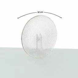 صحن تقديم أنيق بحواف ذهبي - 12×12 سم - 2SS02-1955