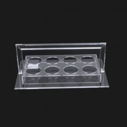 حامل فناجين أنيق من الكريلك – شفاف-13×20×33سم