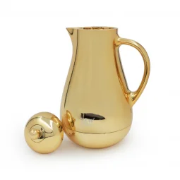 Gold Coffee and Tea Thermos Set - 1L and 0.6L