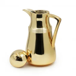 Distinctive and elegant coffee and tea thermos set - 1 liter and 1 liter - gold