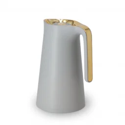 Light gray single tea thermos 1 liter