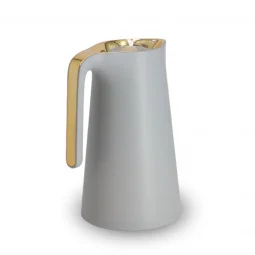 Light gray single tea thermos 1 liter