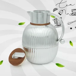 ترمس شاي لوفر -فضي  - 1 لنر  
