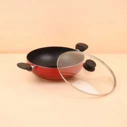 قدر تيفلون بغطاء زجاجي 26 سم - 2S1A00268