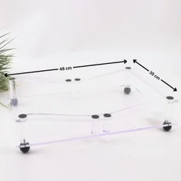 Acrylic presentation tray - with black base - 35 x 48 cm