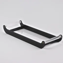 An elegant presentation with an acrylic base - black and transparent - 15 x 43 cm