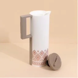 ترمس ضيافة أنيق بتصميم مميز - ضغاط - 1لتر - 2G1B200151