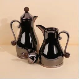 Luxury hospitality thermos set for coffee and tea - 1 liter + 0.7 liter capacity - 2G1BB200019