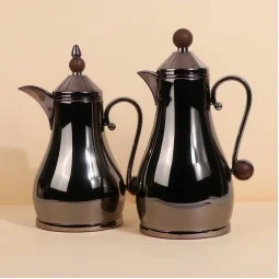 Luxury hospitality thermos set for coffee and tea - 1 liter + 0.7 liter capacity - 2G1BB200019